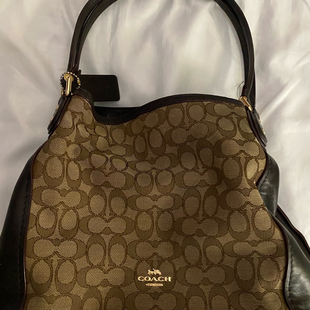 Authentic Coach Edie Purse